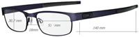 Oakley  Metal Plate Black (22-198/53)